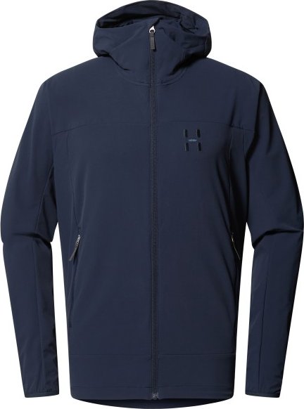 Thumbnail - Haglöfs - Rosson Softshell Hood - Softshelljacke Gr L blau