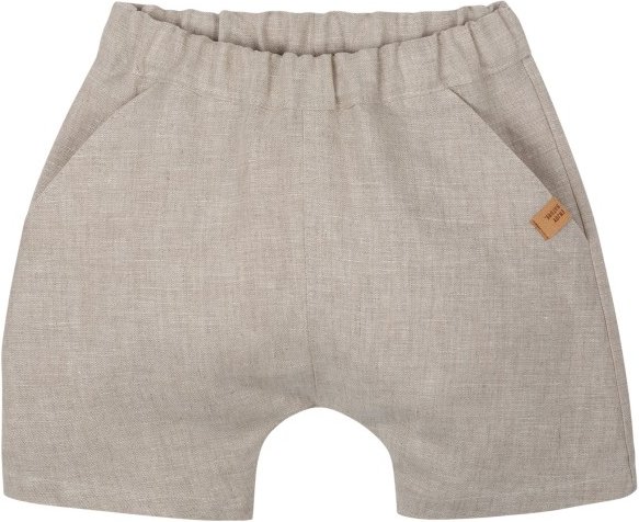 Pure Pure - Kid's Mini-Shorts Leinen - Shorts Gr 104 grau