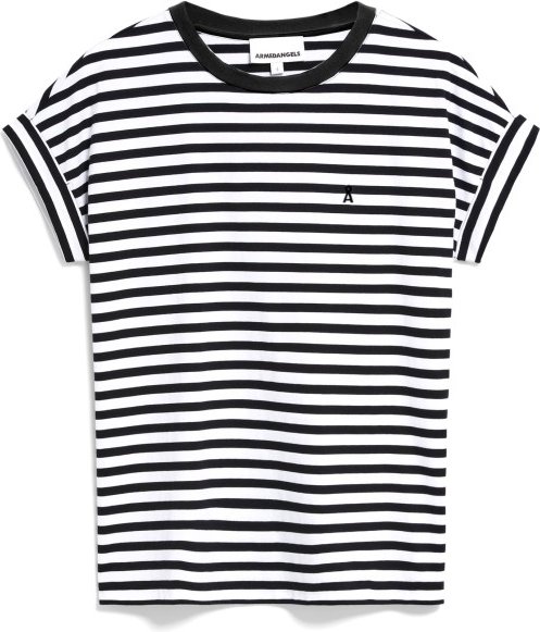 ARMEDANGELS - Women's Idaara Stripes - T-Shirt Gr S grau/weiß