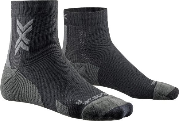 Thumbnail - X-Socks - Run Discover Ankle - Laufsocken Gr 35-38 grau/schwarz