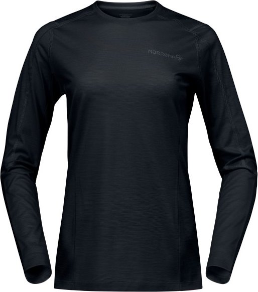 Norrøna - Women's Falketind EqualiserUll Long Sleeve - Merinoshirt Gr XS schwarz