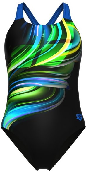Arena - Women's Bloom Swimsuit Swim Pro Back LB - Badeanzug Gr 46 schwarz