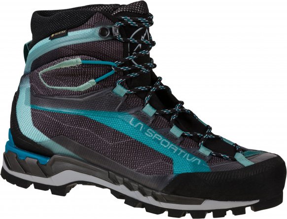 Thumbnail - La Sportiva - Women's Trango Tech GTX - Bergschuhe Gr 39,5 schwarz/grau/türkis