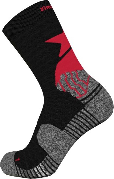 Thumbnail - Zimtstern - Techsockz MTB Performance Sock - Multifunktionssocken Gr 40-43 schwarz