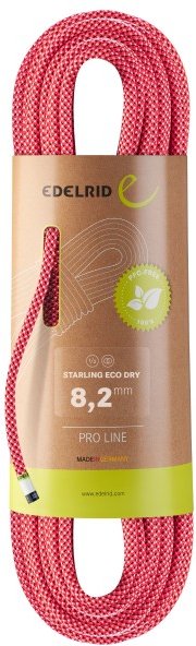 Edelrid - Starling Eco Dry 8,2 - Halbseil Gr 60 m bunt