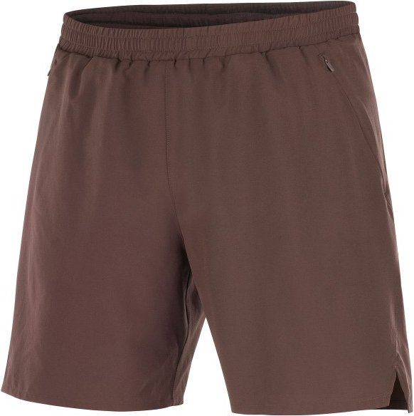 Thumbnail - Salomon - SHKout Core 2in1 7 - Laufshorts Gr M braun