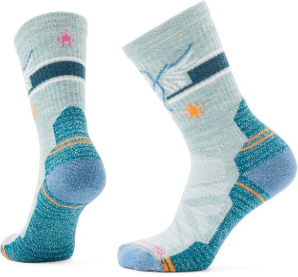 Thumbnail - Smartwool - Women's Hike Light Cushion Hoo Who Crew Socks - Wandersocken Gr S grau