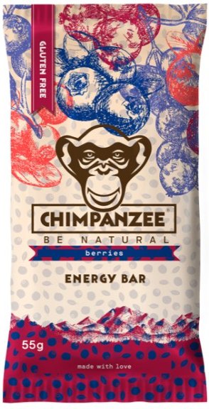 Thumbnail - Chimpanzee - Energy Bar Berries - Energieriegel Gr 55 g