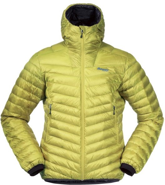 Bergans - Senja Down Light Jacket with Hood - Daunenjacke Gr XL gelb/oliv