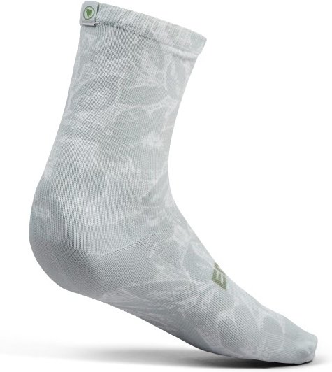 Endura - Grid Floral LTD Print Sock - Radsocken Gr 37-42 grau
