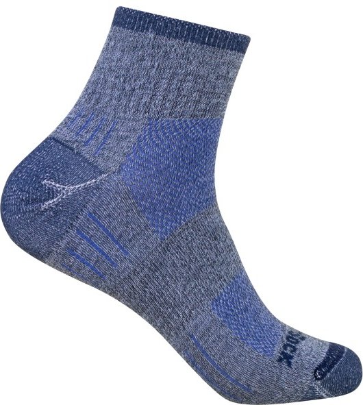 Wrightsock - Escape Quarter - Multifunktionssocken Gr S blau
