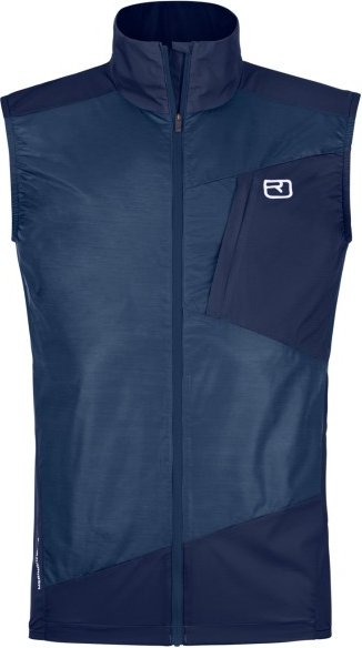 Ortovox - Trace Windbreaker Vest - Merinoweste Gr XXL blau
