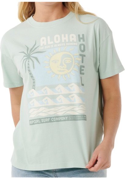 Rip Curl - Women's Aloha Hotel Relaxed Tee - T-Shirt Gr M grau