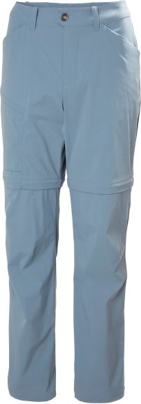 Helly Hansen - Women's Elv Light Zip Off Pant - Softshellhose Gr XL grau/türkis