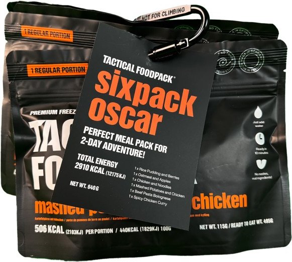 TACTICAL FOODPACK - Sixpack Oscar Gr 640 g