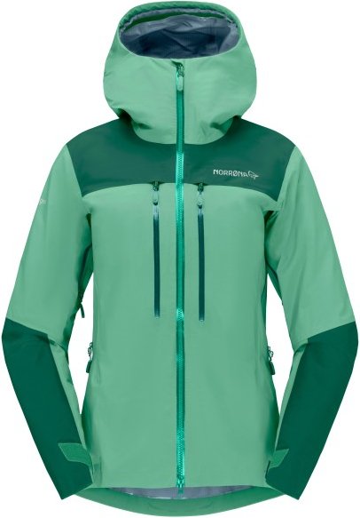 Thumbnail - Norrøna - Women's Trollveggen GORE-TEX Pro Light Jacket - Regenjacke Gr XS türkis