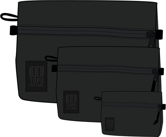Thumbnail - Topo Designs - Accessory Bag Bundle - Rucksack-Zubehör Gr Micro/Small/Medium schwarz