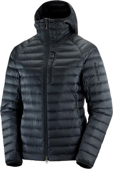 Thumbnail - Salomon - Women's Elixir Micro Down HD - Daunenjacke Gr M blau/schwarz