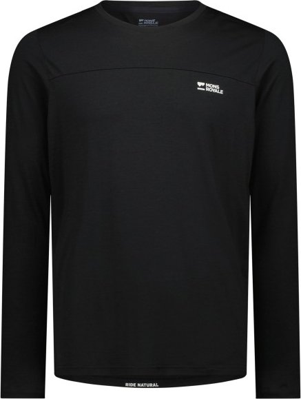 Mons Royale - Diversion Merino Bike Jersey L/S - Radtrikot Gr S schwarz