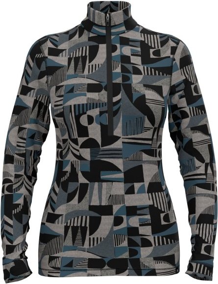 Odlo - Women's Merino Heritage Bl Turtle Neck L/S 1/2 Zip - Merinounterwäsche Gr XL grau