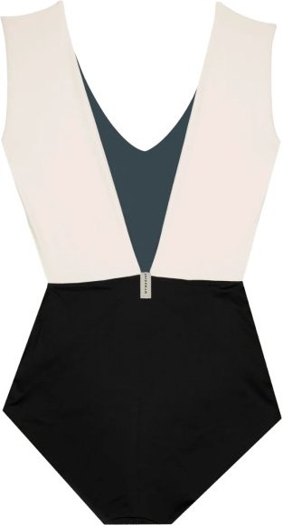 MYMARINI - Women's Summerbody - Badeanzug Gr L schwarz/weiß