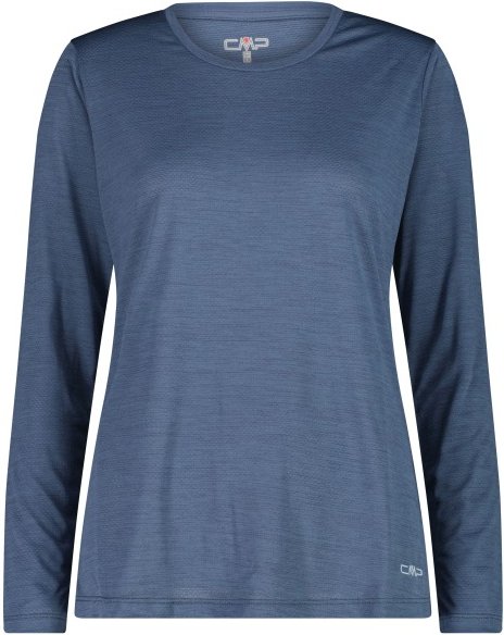 CMP - Women's L/S Jacquard T-Shirt - Funktionsshirt Gr 48 blau