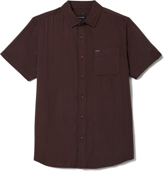 Brixton - Charter Slub S/S Woven - Hemd Gr L braun