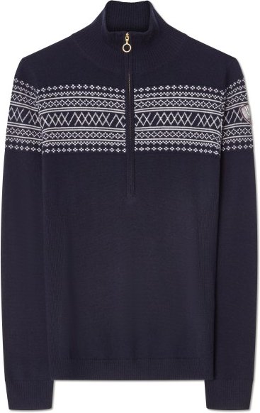 We Norwegians - Women's Signature ZipUp - Merinopullover Gr XL blau