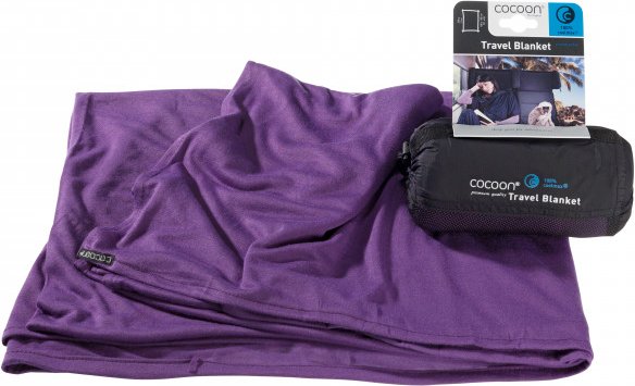 Cocoon - Coolmax Travel Blanket - Decke Gr 180 x 140 cm lila