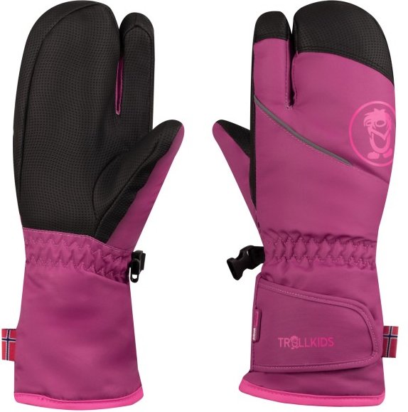 Trollkids - Kid's Troll 3 Finger Glove - Handschuhe Gr 4 - 6-7 Years lila