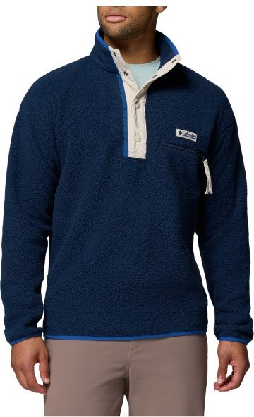Columbia - Helvetia II Half Snap Fleece - Fleecepullover Gr S blau