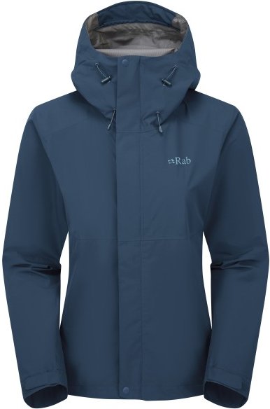 Rab - Women's Downpour Jacket - Regenjacke Gr 40 blau