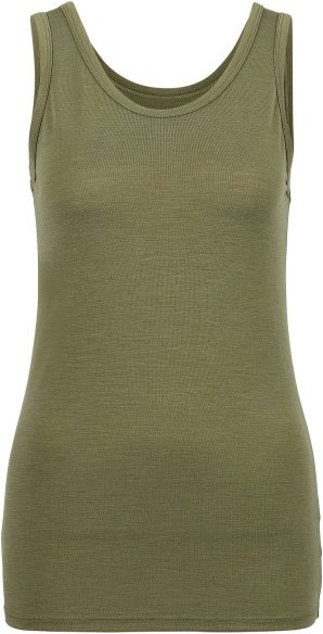 Heber Peak - Women's MerinoMix165 PineconeHe. Tank - Merinounterwäsche Gr XXL grün