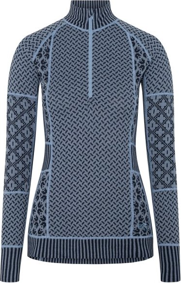 Kari Traa - Women's Smekker Half-Zip - Merinounterwäsche Gr S blau