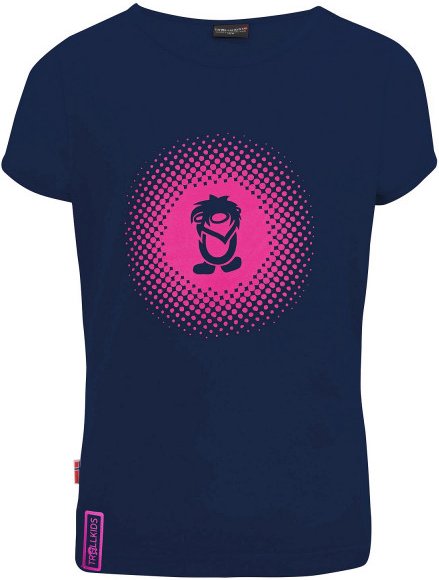 Trollkids - Girls Logo T - T-Shirt Gr 140 blau