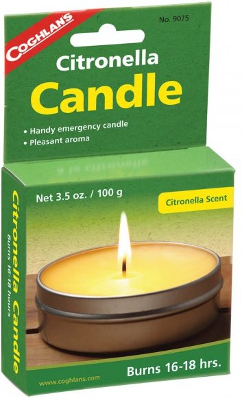 Coghlans - Kerze mt Citronella - Kerzenlaterne oliv/grün