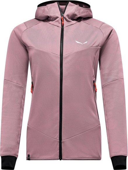Salewa - Women's Sella Crevasse Hooded Jacket - Fleecejacke Gr 38 rosa