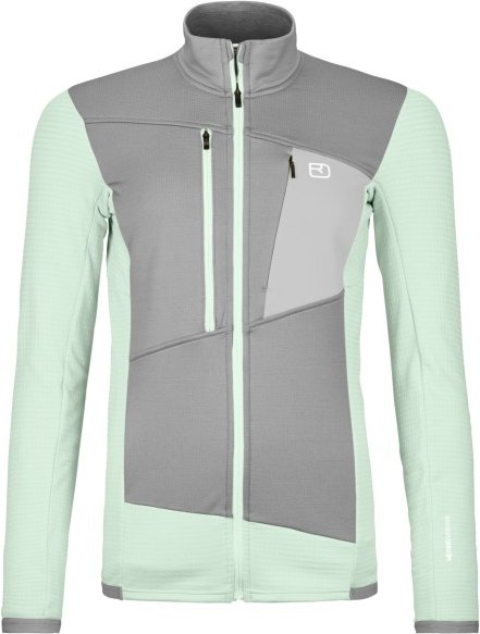Ortovox - Women's Fleece Grid Jacket - Fleecejacke Gr S grau/grün