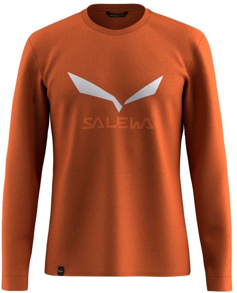 Salewa - Solidlogo Dry L/S Tee - Longsleeve Gr XXL rot