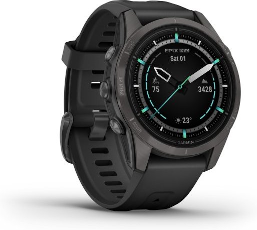 Thumbnail - Garmin - EPIX Pro (GEN 2) Sapphire Edition 42 mm - Multifunktionsuhr schwarz/grau