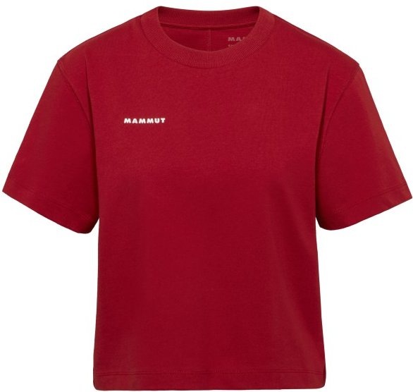 Mammut - Women's Base Cropped T-Shirt Mini Logo - T-Shirt Gr S rot