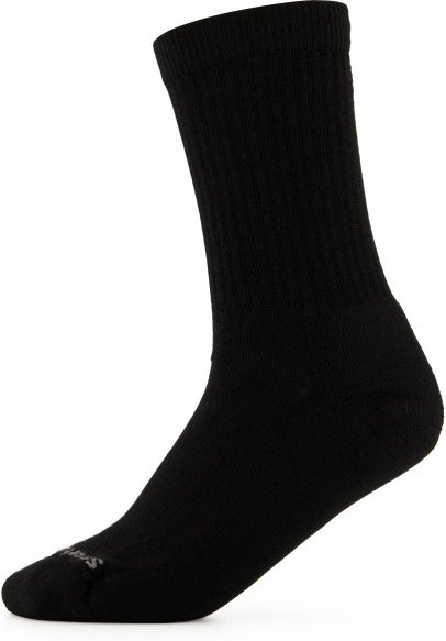 Thumbnail - Smartwool - Everyday Solid Rib Crww - Multifunktionssocken Gr XL schwarz