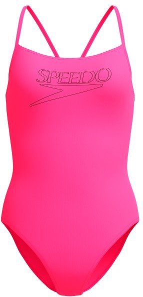 Speedo - Women's Endurance+ Logo Thin Strap One Piece - Badeanzug Gr 48 rosa