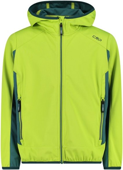 Thumbnail - CMP - Kid's Jacket Fix Hood - Softshelljacke Gr 92 grün