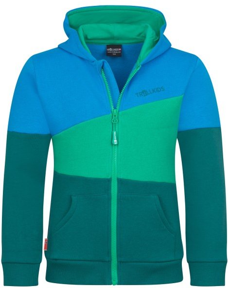 Trollkids - Kid's Alesund Sweater - Hoodie Gr 176 türkis