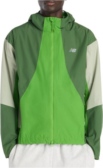 New Balance - Better Run Waterproof Jacket - Laufjacke Gr L grün