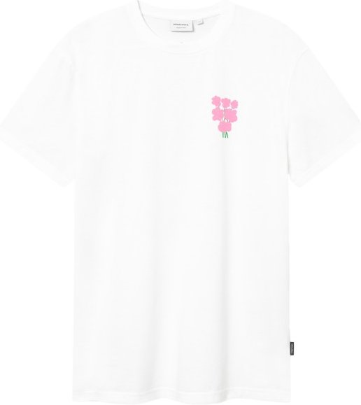 DEDICATED - T-Shirt Stockholm Magical Flowers - T-Shirt Gr XL weiß