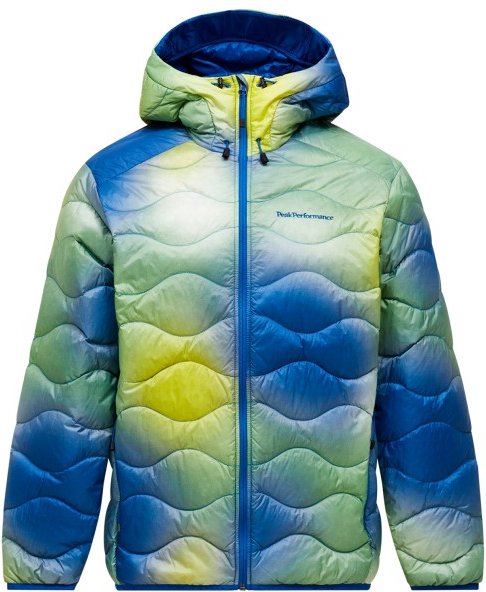 Peak Performance - Aop Helium Down Hood - Daunenjacke Gr M blau