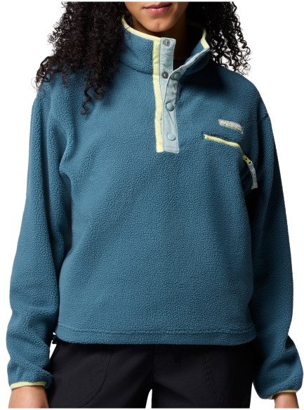 Thumbnail - Columbia - Women's Helvetia II Cropped Half Snap Fleece - Fleecepullover Gr XL blau
