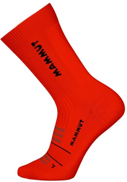 Mammut - Trail Running Targeted Cushion Crew - Laufsocken Gr 45-47 rot